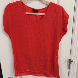 Worthington Vibrant Red Blouse